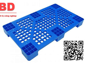 Pallet nhựa một mặt bông L1065 x W601 x H140mm