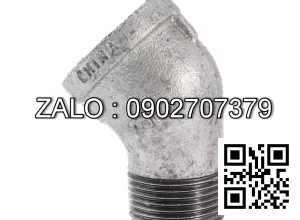 Co ren 45° ( co lơi ) BSPT - INOX 304 DN65