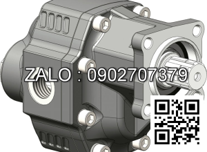 Bơm thủy lực LTMH-100 Bơm quay 2 chiều Trục 8 răng Ø32x36, Định vị 80mm, tâm 4 lỗ bulong 80 x 80mm ( cửa vào 11/4