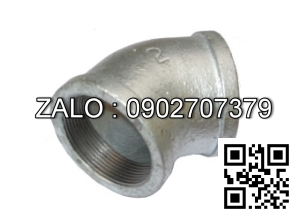 Co ren 45° ( co lơi ) BSPT - mạ kẽm DN25