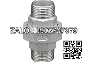 Rắc co ren ( có ron ) BSPT - mạ kẽm DN25