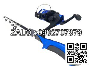 Bộ cần câu cá 1m5 kèm máy câu 2000