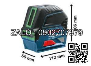 Máy cân mực, GCL 2-15 G tia xanh (MỚI), 0601066J00, Bosch