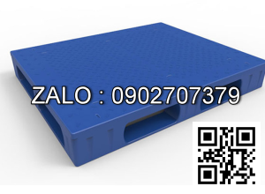 Pallet nhựa 1000x1000x78mm mặt phẳng
