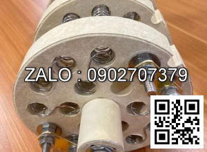 Sứ chèn điện trở zic zac trong lò NOF, phi 20 x phi 50 x 40mm