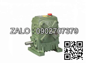 Hộp giảm tốc dạng đứng trục vít - bánh vít Yushen vỏ gang , size : 80 , tỉ số truyền 1/30 Cốt vào( cốt nhỏ) nằm dưới Model : WPA