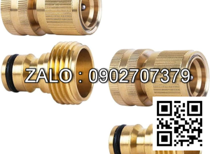 Nối thẳng 2 đầu ren ngoài - 4