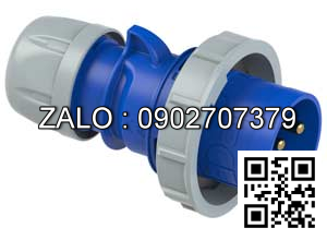 Phích cắm CN 1 pha PCE 2P+E, 16A/6h-220V, IP44