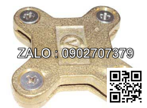 Kẹp thanh đồng KTD4253 25x3mm ( 4 ngã )