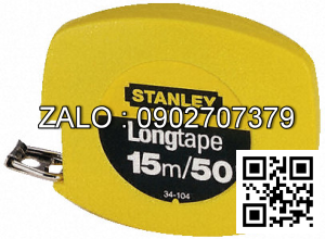 Thước dây Thép Stanley 15mx9.5mm vỏ nhựa
 34-104N
