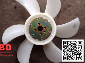 Cánh quạt làm mát motor máy nén khí Hitachi 75kW - 49C06646A-146