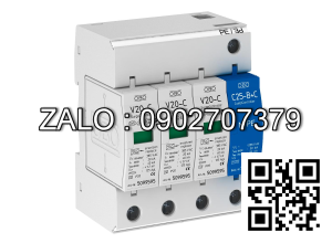 Thiết bị cắt lọc sét 3 pha V20-C/3+NPE FS 280 OBO 5094668