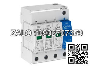 Thiết bị cắt lọc sét 1 pha V20-C/1-280 OBO 5094668