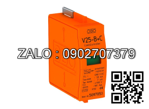 Chống sét lan truyền V25-B+C/0-280 (Upper Part Unit 280V, Imax 50kA) OBO 5097053