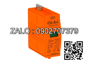 Chống sét lan truyền V50-B+C/0-280 (Upper Part Unit 280V, Imax 50kA) OBO 5093724