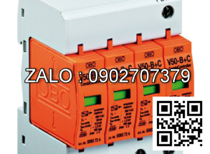 Chống sét lan truyền V50-B+C/4-280 (280V, 4P, Imax 50kA) OBO 5093631