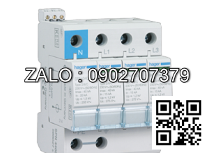 Chống sét lan truyền nguồn 1P+N 40kA Hager SPM240E