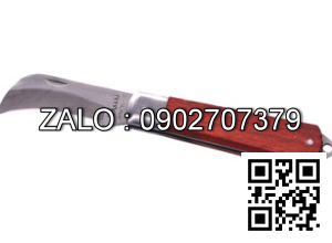 Dao tuốt dây điện lưỡi cong Asaki 5''/125mm AK-8601