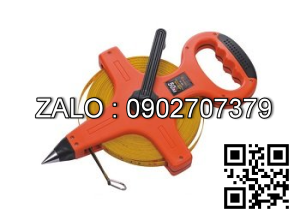 Thước dây sợi thủy tinh Asaki 50m Có tay cầm AK-0395