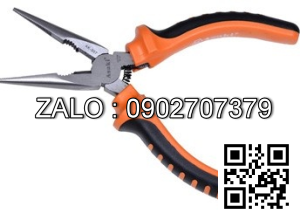 Kìm nhọn cán dày(chống trơn) Asaki 6/150mm AK-8093