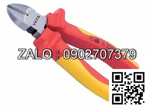 Kìm cắt mỏ chéo cao cấp VDE cách điện 1000V VATA 7