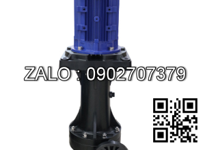 Máy bơm hóa chất trục đứng ngoài bồn QEEHUA QHD-65SK-55EF