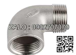 co góc 90 ren ngoài , ren trong Inox 201 4