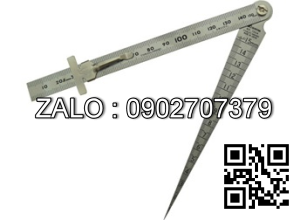 Thước lá đo lỗ Shinwa 1-
15mm/1-150mm 62612