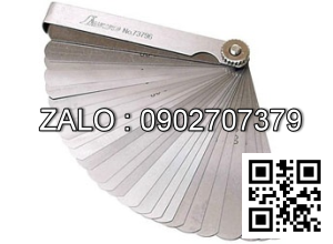 Bộ dưỡng đo chiều dày( căn lá) Shinwa 0.03-1mm (
0.01/0.05/0.1 ) 73797