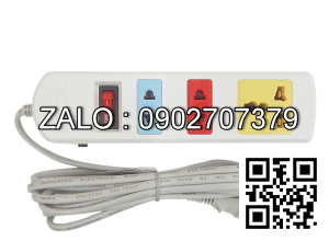 Ổ Điện 3 Lổ Cắm Honjianda HJD 0313B-D 2500w - 3m (Hàng Việt Nam CLC)