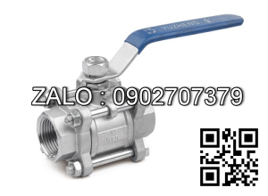 Van bi ren 3PC Inox 316 DN6