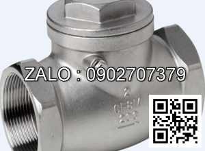 Van 1 chiều lá ren Inox 304 DN80