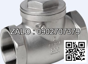Van 1 chiều lá ren Inox 316 DN18