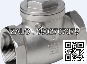 Van 1 chiều lá ren Inox 316 DN22