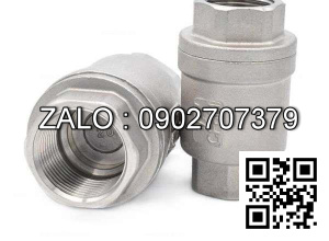 Van 1 chiều lò xo Inox 304 DN10