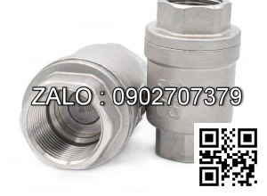 Van 1 chiều lò xo Inox 201 DN25