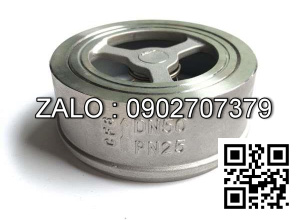 Van 1 chiều đĩa Inox 201 DN24