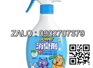 Xịt Khử Mùi Diệt Khuẩn Joypet Cho Chó Mèo 400ml (Nhật)