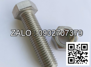 Bulong inox đầu lục giác M14x50