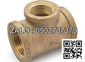 Tê (Tee) đều ren ngoài thau D21