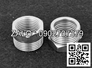 Cà rá ren ngoài , ren trong thép mạ kẽm 1-1/4