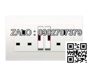 Bộ 2 ổ cắm 3 chấu Clipsal / Schneider KB25LDN_WE