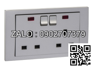 Bộ 2 ổ cắm 3 chấu Clipsal / Schneider KB25N_AS