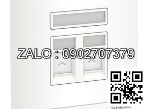 Bộ 2 ổ cắm mạng Clipsal / Schneider E8332RJS5_WE_G19