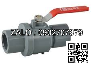 Van khóa nhựa tay vặn Inox màu xanh 42