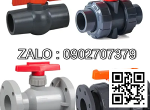 Van khóa nhựa tay gạt nhựa màu đỏ 34