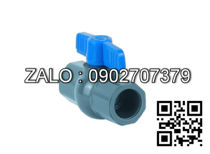 Van khóa nhựa tay vặn nhựa màu xanh 140