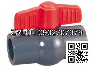 Van khóa nhựa tay vặn nhựa màu đỏ 21