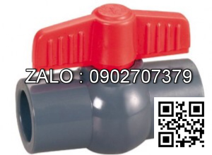 Van khóa nhựa tay vặn nhựa màu đỏ 27