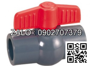 Van khóa nhựa tay vặn nhựa màu đỏ 34